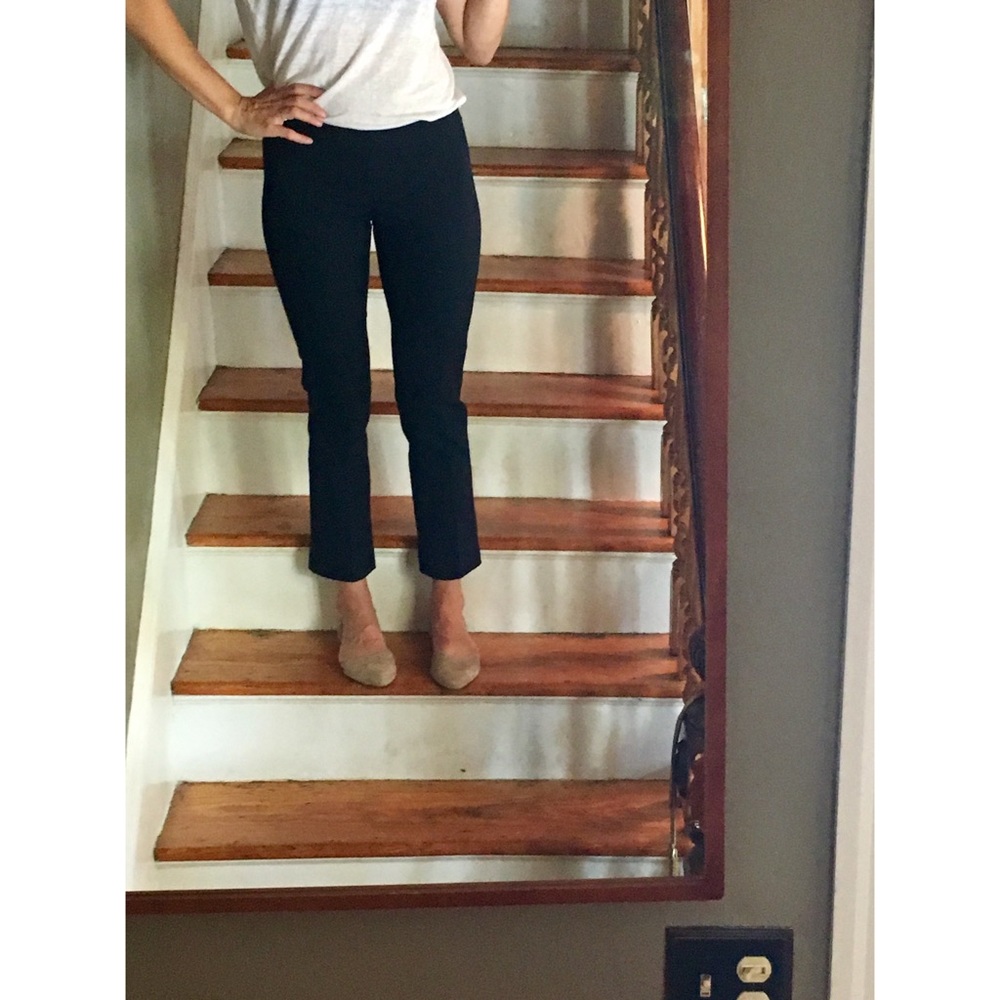 Pure Navy Wool Crop Slim Pant size 4